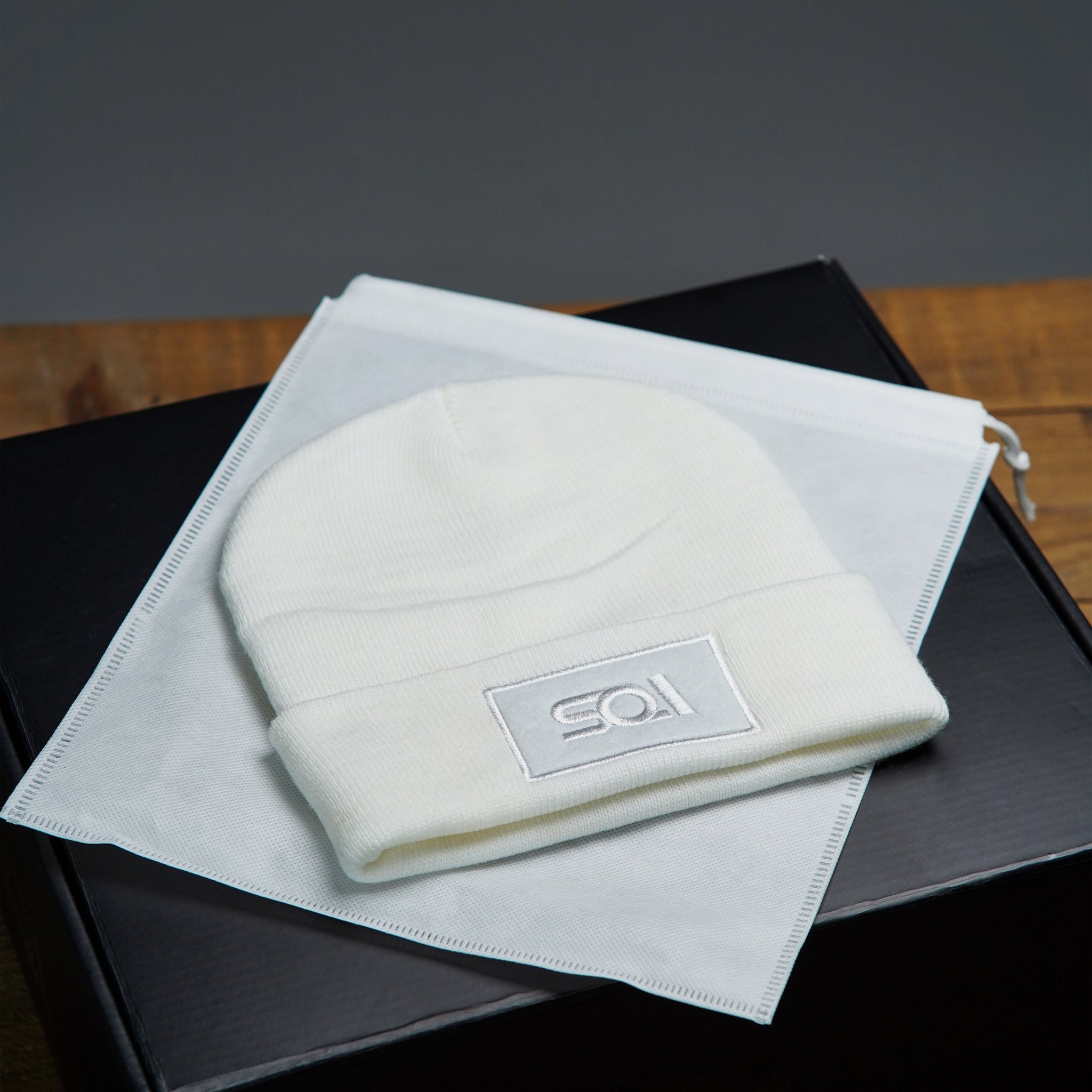 White Beanie – www.wearesqi.com